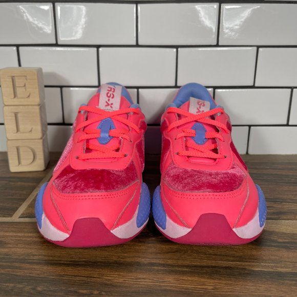 PUMA RS-X Little Girls Size 1.5C Running Shoes Multicolor Valentines Day Sneaker